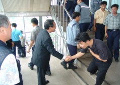 노회찬 국회의원 방문